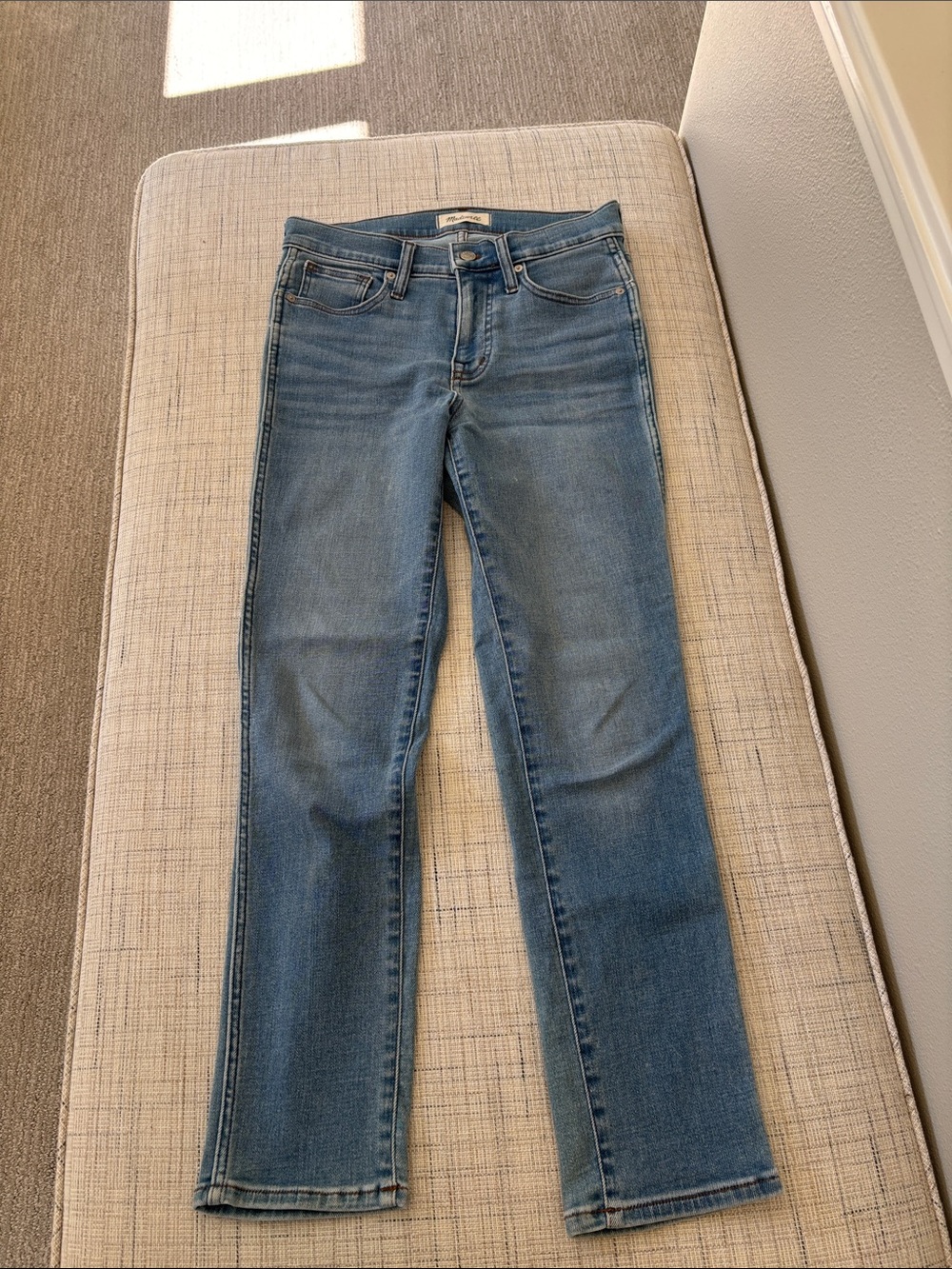 Madewell mid rise stovepipe Mid-Blue Womens Jeans size 26